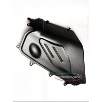 Carbonvani - Ducati Panigale V4 / S / R Carbon Fiber Right Side Insert for OE Belly pan for Akrapovic Exhaust (2022+)